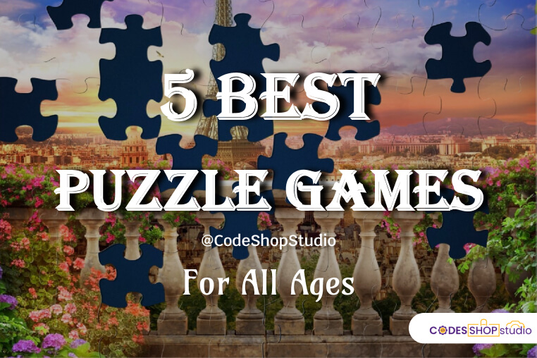 5 Best Puzzle Games by Codeshop Studio for All Ages