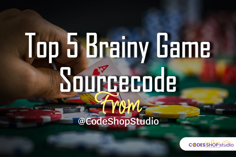 Top 5 Brainy Game Sourcecode from CodeShop Studio