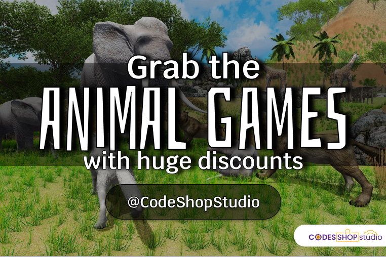 Grab the Animal Games with Huge Discounts from CodeShop Studio