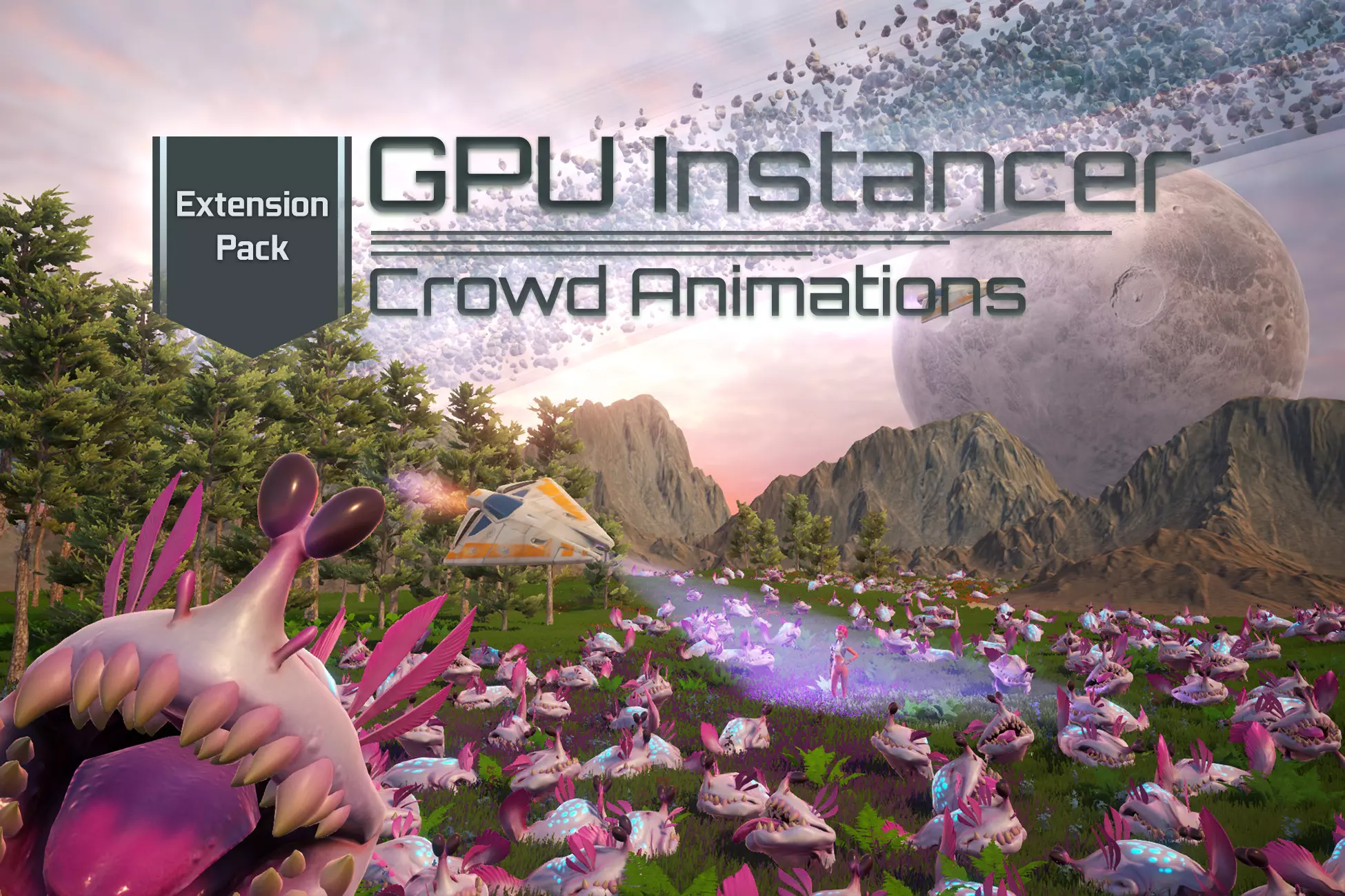 GPU Instancer - Crowd Animations can be downloaded for free.