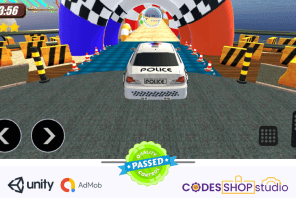 Crazy Police Car Stunt Games 2025