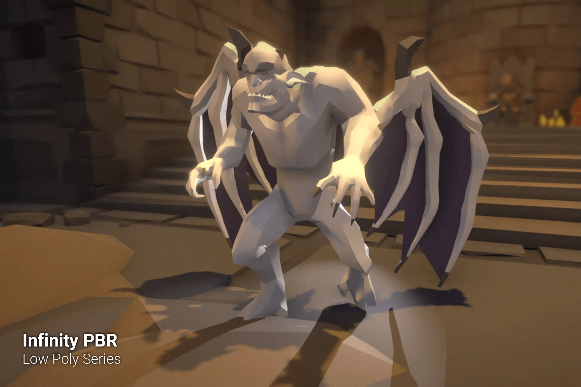 Gargoyle: A Fantasy Role-Playing Game with Low Poly Characters - Free Download