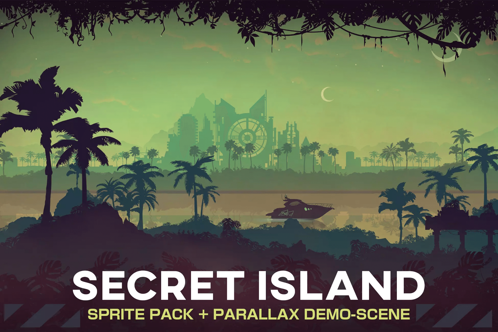 Download Secret Island / Jungle Landscape for free