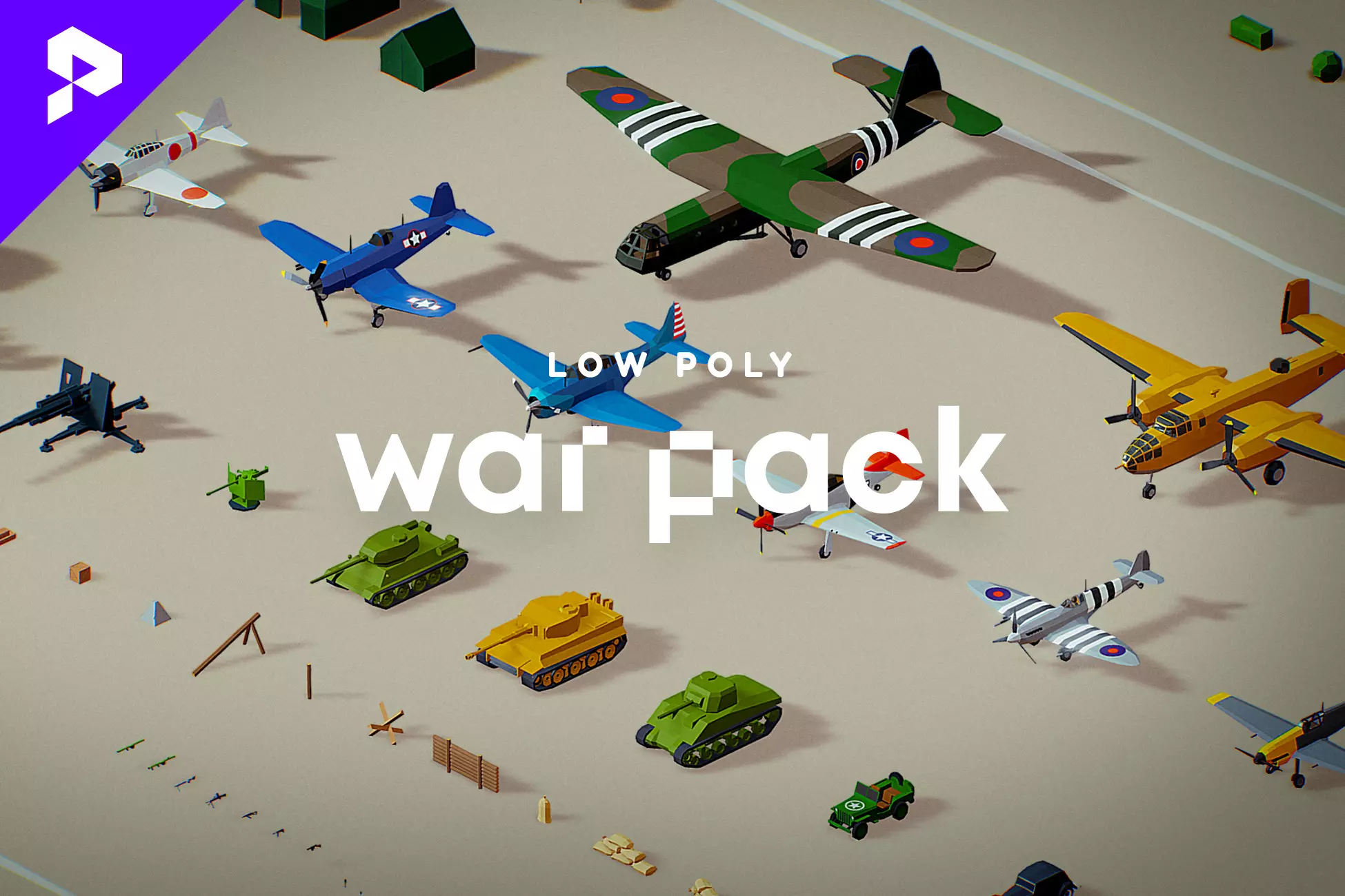 Get the Low Poly War Pack for free.