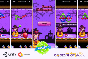 Sweet Halloween Bubble Shooter – bubble match 3 game