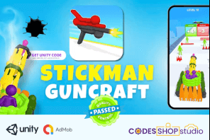 Human Gun Craft: Weapon Run Game Buy Unity Source Code