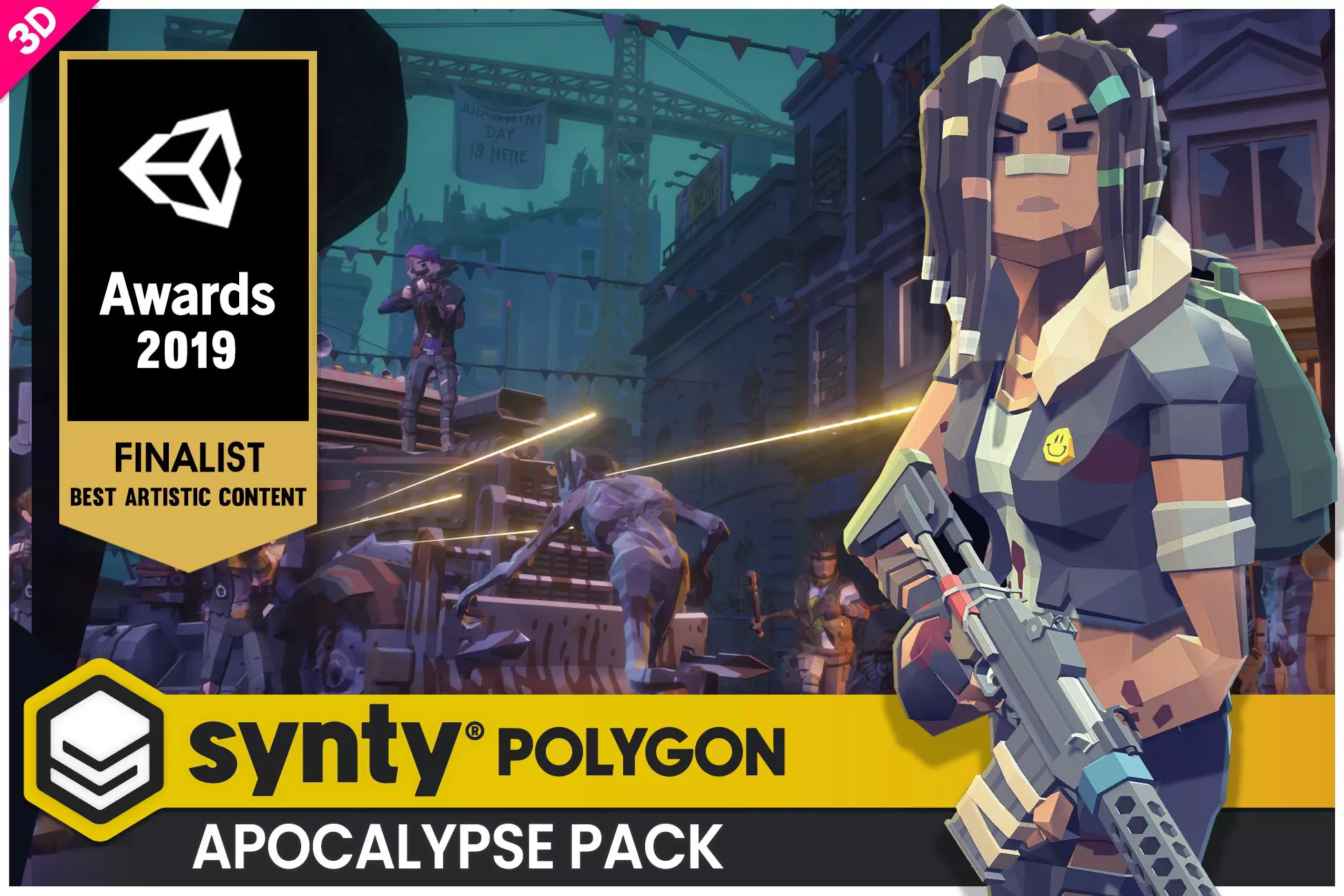 POLYGON Apocalypse - Low Poly can be downloaded for free.