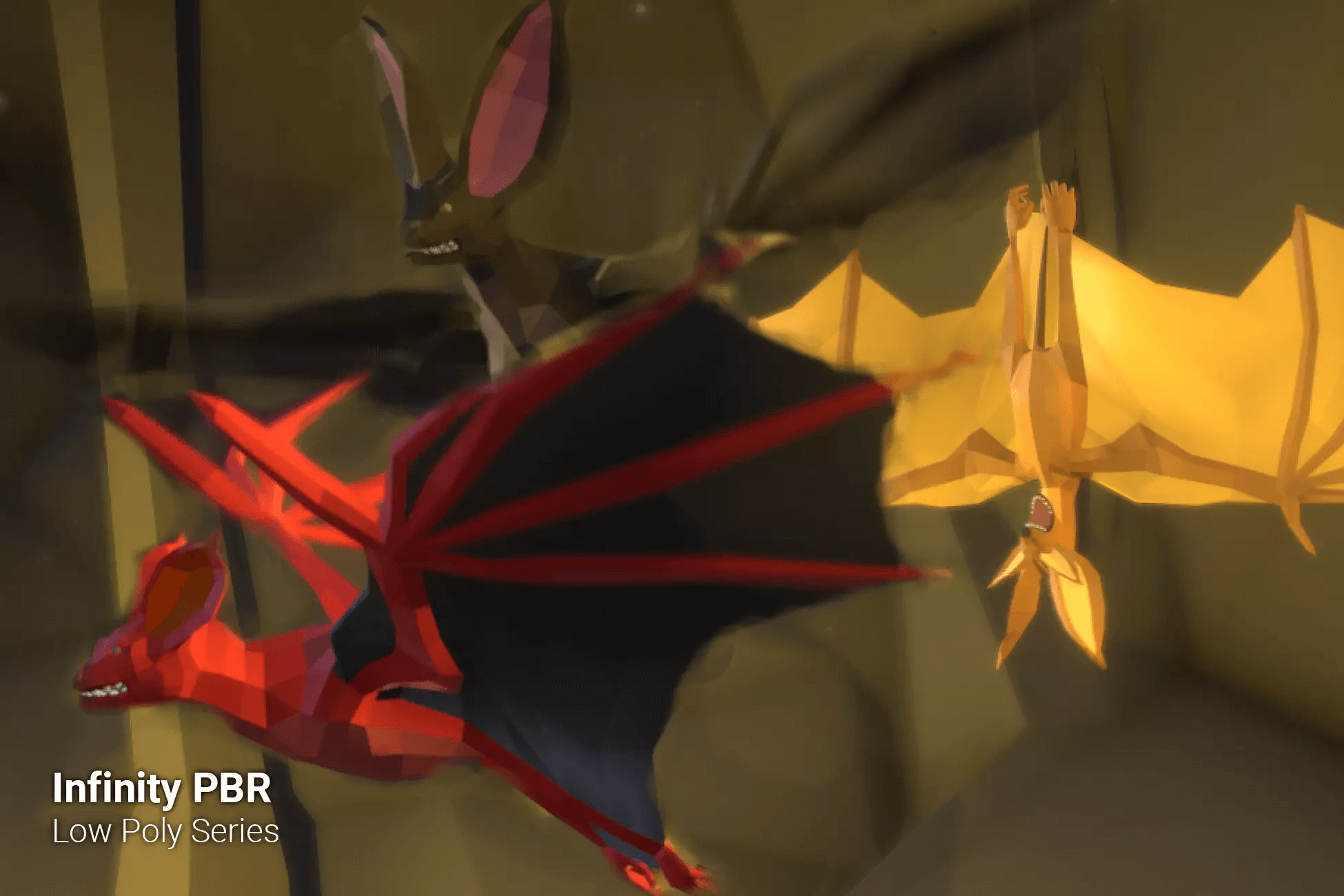 Free download of Low Poly Character - Bats - Fantasy RPG