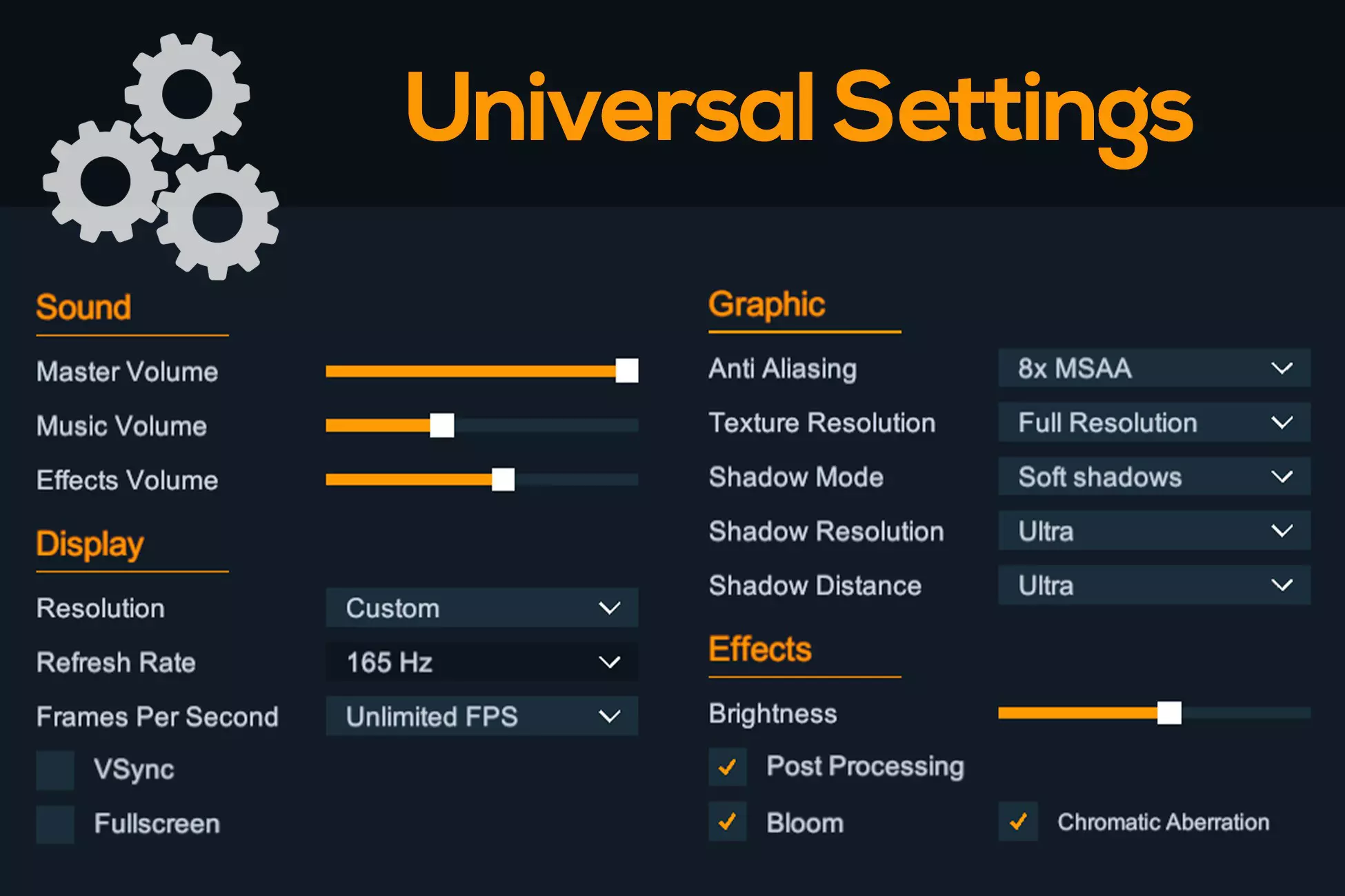 Download Universal Settings for Free